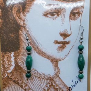 Green Earrings